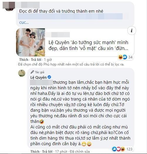 Le Quyen noi doa truoc yeu cau 