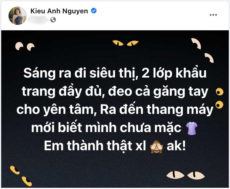 Kieu Anh “Phia Truoc La Bau Troi” nao ca vang, mac moi ao lot di sieu thi
