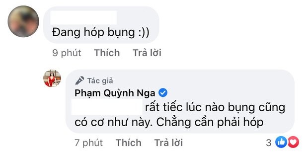 Khoe kheo co bung nhung bi nghi hop bung, Quynh Nga dap tra day kheo leo-Hinh-2