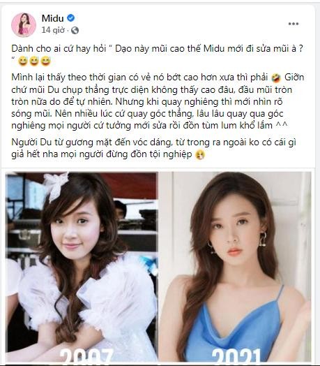 Midu veo mui, nan cam khang dinh 