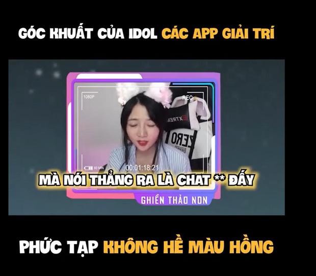 Streamer len tieng ve goc khuat gay soc cac ung dung livestream