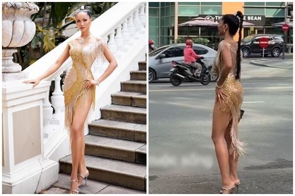 Bat gap H'Hen Nie vay taxi di duong, body that co nhu anh?-Hinh-10