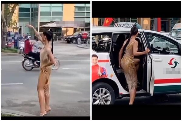 Bat gap H'Hen Nie vay taxi di duong, body that co nhu anh?-Hinh-2