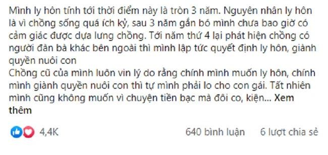 Vo cu tai hon, chong gianh lai quyen nuoi con ai ngo tim mat ra ve