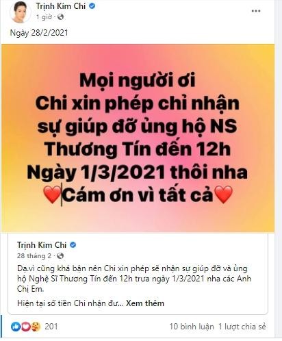 Trinh Kim Chi bi Thuong Tin 