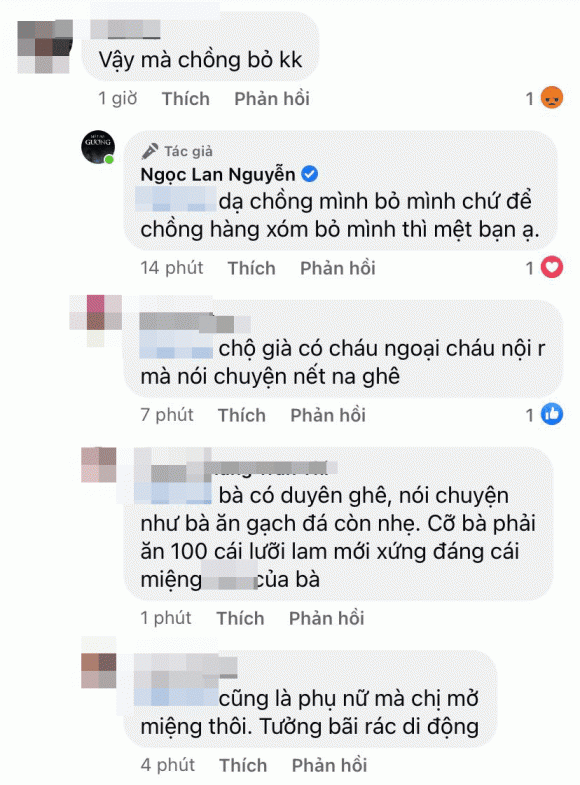 Ngoc Lan dap tra cao tay khi bi mia mai 