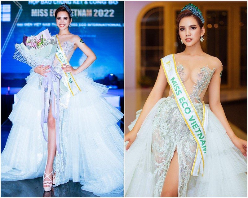 Vuong mien Miss Eco Vietnam 2022 bi nghi hang cho gia 600 nghin