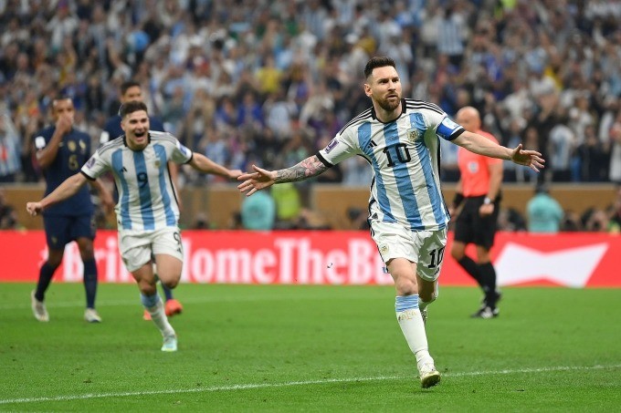 Ghi ban chung ket World Cup, Messi vao danh sach 