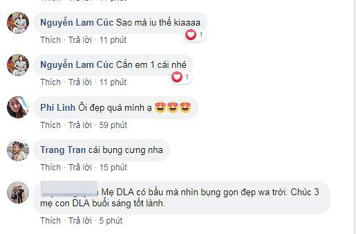 Diep Lam Anh khoe bung bau vuot mat sau 6 thang sinh con gai