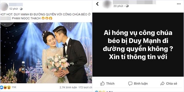 Vo chong Duy Manh lan dau xuat hien sau tin don 