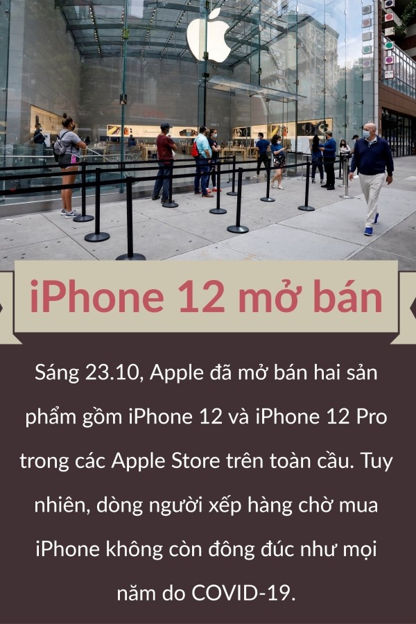 iPhone 12 chinh thuc ban tren Apple Store Huawei ra mat Mate 40
