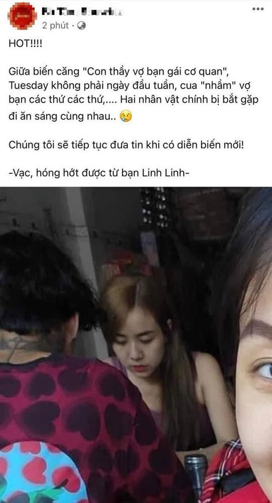 Vo cu Hoai Lam va Dat G bi “tom gon” cung nhau di an sang?