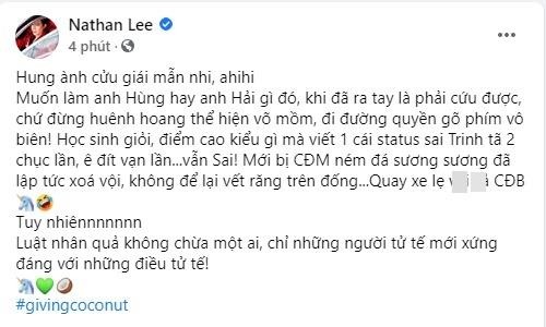 Nathan Lee khia Cao Thai Son 'anh hung rom' khi giai cuu Ngoc Trinh-Hinh-2
