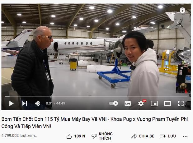 Khoa Pug bi to 'luon leo' trong vlog mua may bay 115 ty-Hinh-2