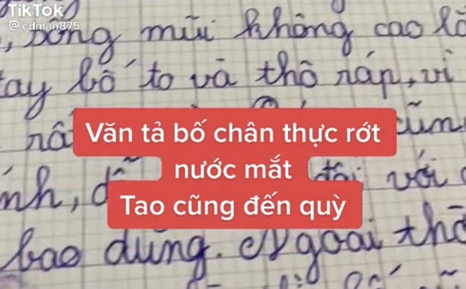 Ta bo 'rang vang nhu ngo', cau tra loi cua co be gay choang