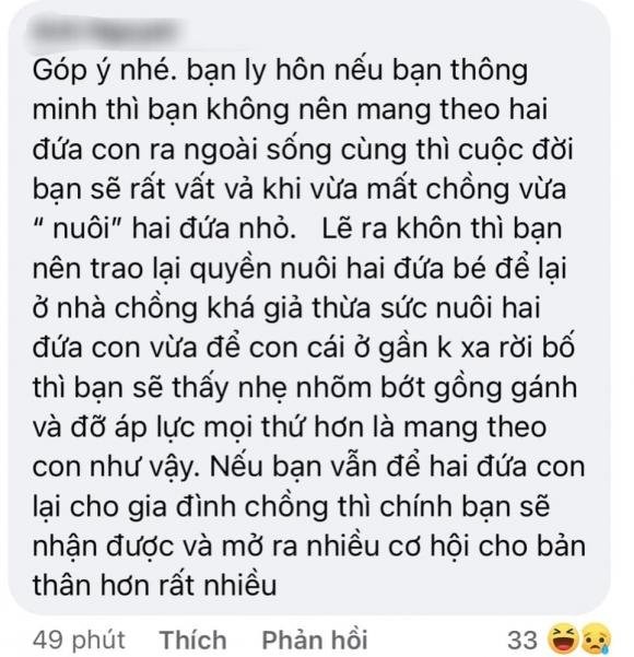 Diep Lam Anh len tieng khi duoc gop y dua con ve chong cu-Hinh-2