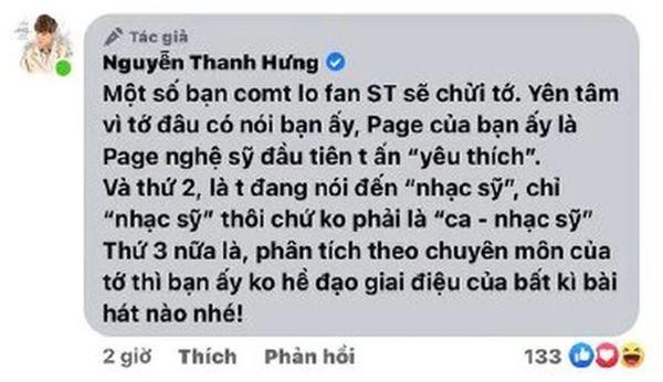 Thanh Hung buc xuc 'nhac si dao nhai', nhac truc tiep Son Tung?-Hinh-3