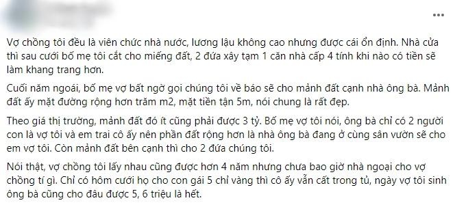 Bo me vo hua cho dat 3 ty ma nuot loi, chong bo vo