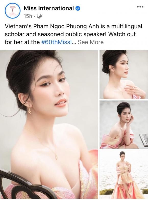 A hau Phuong Anh duoc len thang trang chu cua Miss International