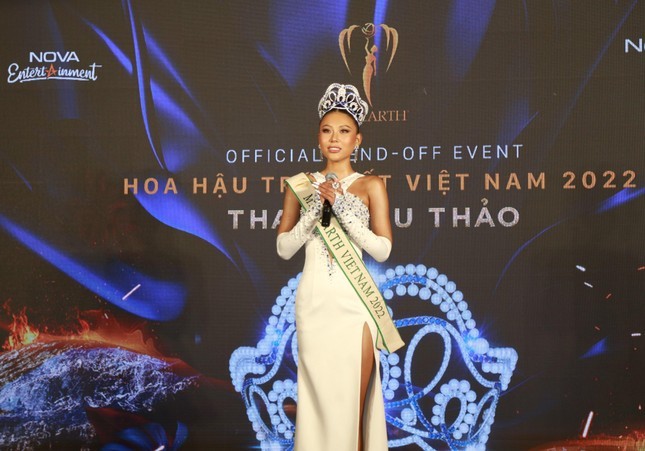 Sinh vien truong DH Nam Can Tho thi 'Hoa hau Trai Dat 2022'-Hinh-4
