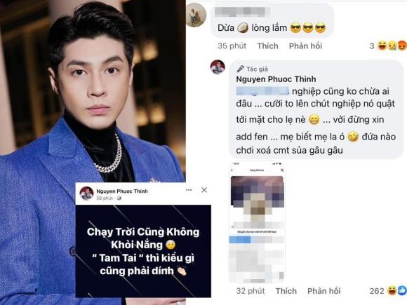 Noo Phuoc Thinh dap tra anti-fan 