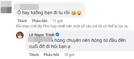 Phan ung Ngoc Trinh khi bi nhac lai chuyen 