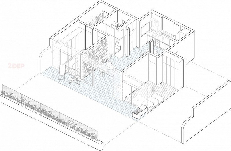 Can ho 90m², 70 nam tuoi khi biet cai tao thong minh-Hinh-14