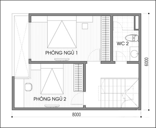 Thiet ke va bo tri noi that nha ong 48m2 du sang va thoang-Hinh-2