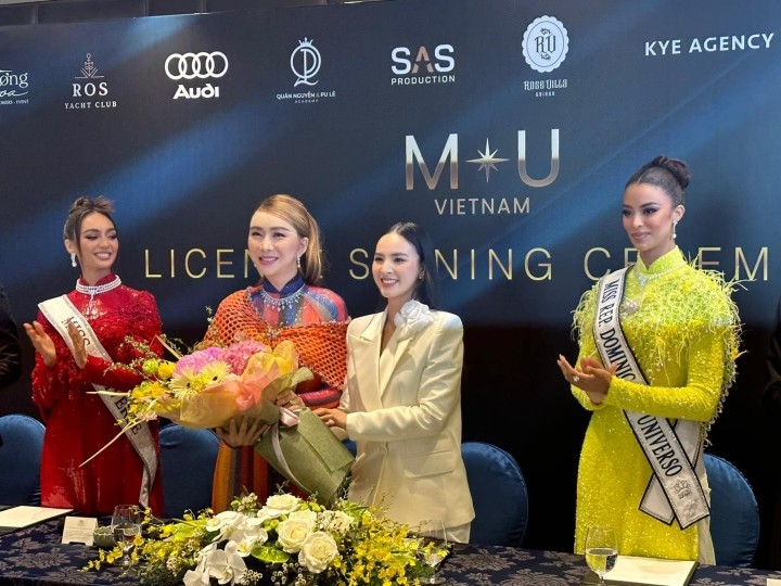 Nu bien tap vien VTV tro thanh giam doc quoc gia Miss Universe Vietnam