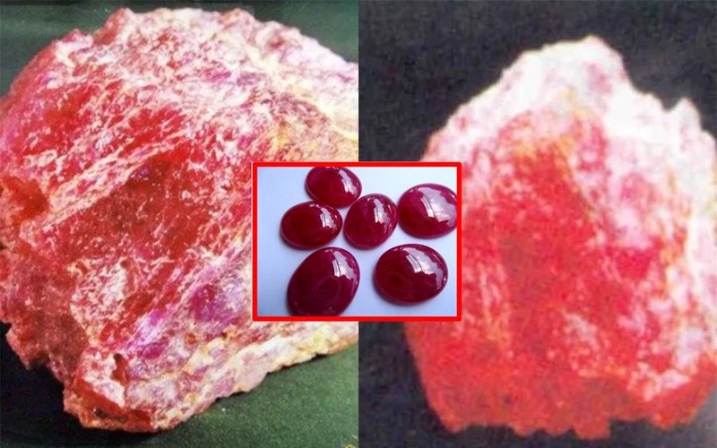 Vien ruby lon nhat Viet Nam la bao vat quoc gia, nang 2,7kg