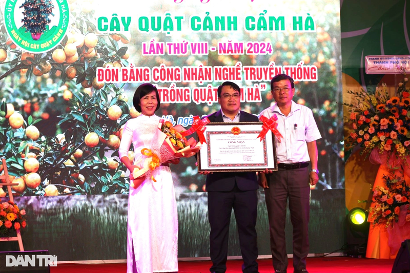 Lang quat canh Cam Ha duoc cong nhan lang nghe truyen thong