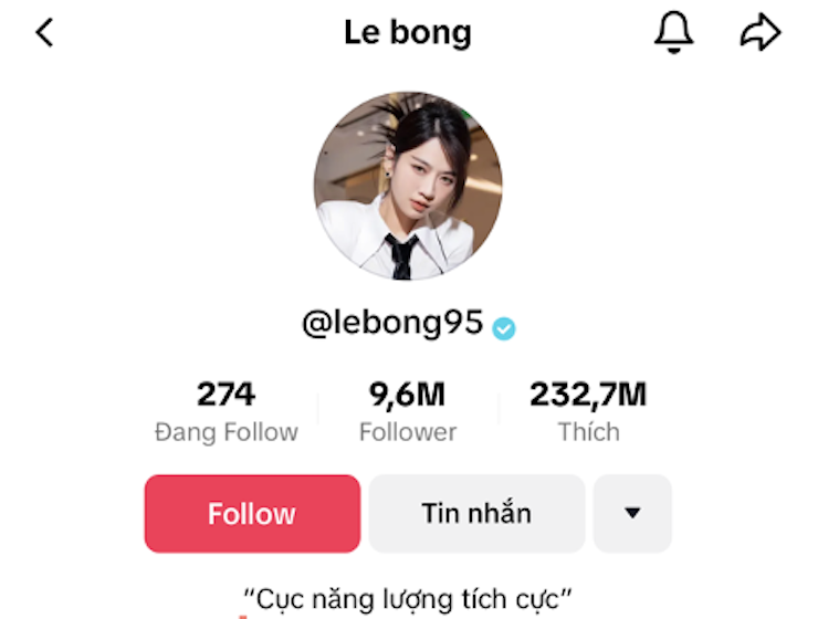 Le Bong, Le Duong Bao Lam duoc TikTok goi ten