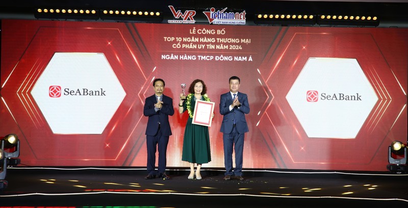 SeABank duoc vinh danh Top 50 Cong ty dai chung uy tin va hieu qua