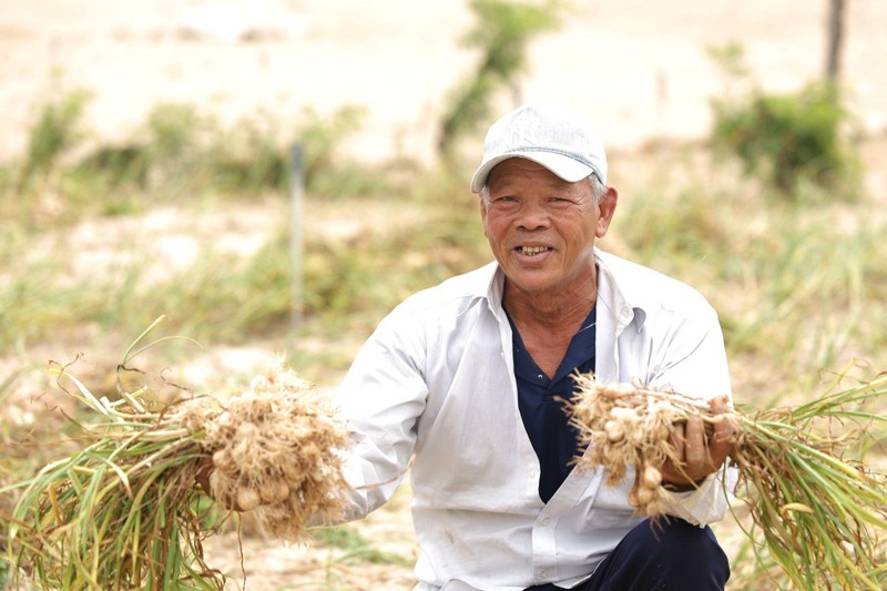 Dong hanh cung ba con nong dan, Nam Ngu quang ba dac san toi Ly Son