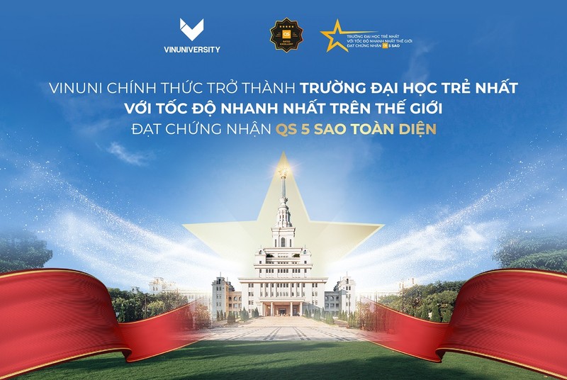 VINUNI tro thanh dai hoc tre nhat the gioi dat chung nhan 5 sao