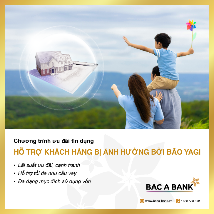 Bac A Bank giam gia vay dong hanh cung khach hang