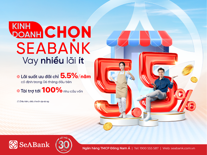 SeABank danh 5.000 ty dong vay ca nhan bo sung von kinh doanh