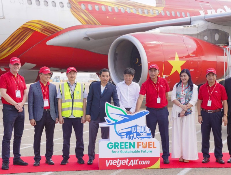 Vietjet tien phong khai thac chuyen bay dau tien su dung SAF