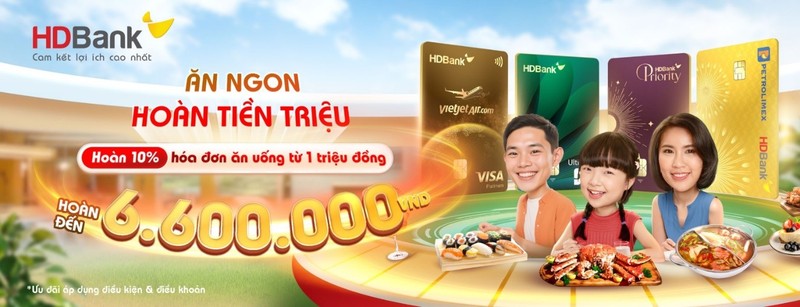 The tin dung HDBank - Uu dai da tang, huong tron niem vui cuoi nam