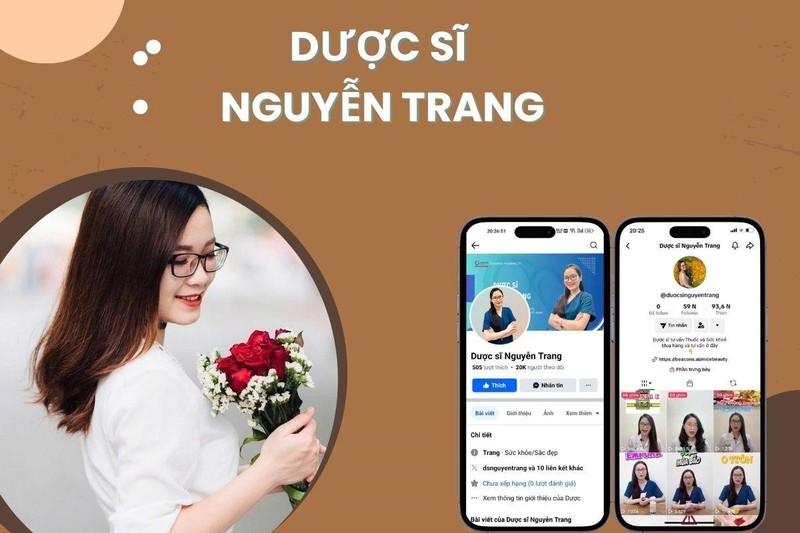 Duoc si Nguyen Trang - Hanh trinh xay kenh TikTok uy tin ve suc khoe