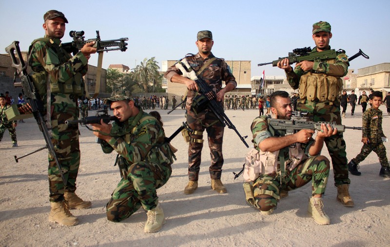 Quan sat Quan doi Iraq huan luyen tan binh danh IS-Hinh-9