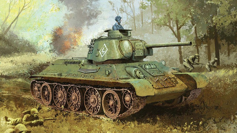 Xe tang T-34 va chien thuat 