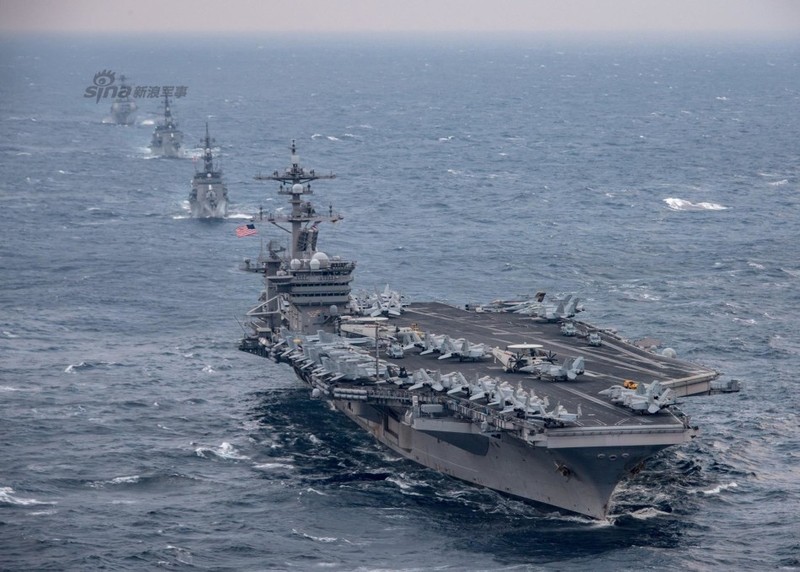 Tau san bay Carl Vinson ra khoi tap tran 