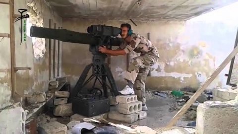 Rung manh canh phien quan Syria ban ten lua TOW-Hinh-2
