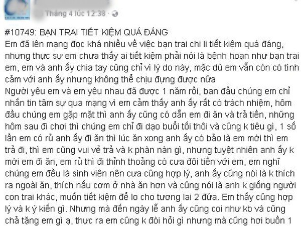 Keo kiet hay tiet kiem: Goi thuc an thua nha nguoi yeu mang ve