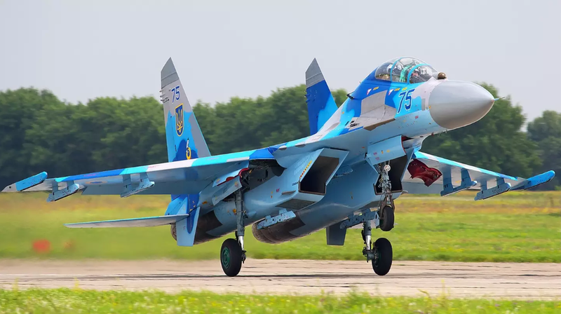 Di tim lai lich chien dau co Su-27 vua roi o Ukraine
