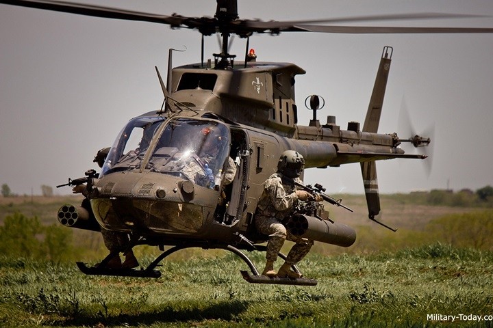 Anh: Truc thang “Chien binh” trinh sat OH-58D Kiowa cua quan doi My-Hinh-4