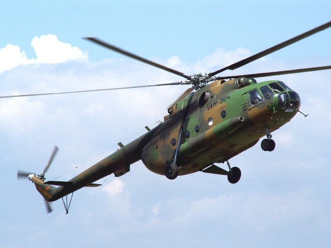 Giay phut truc thang Mi-17 Syria 