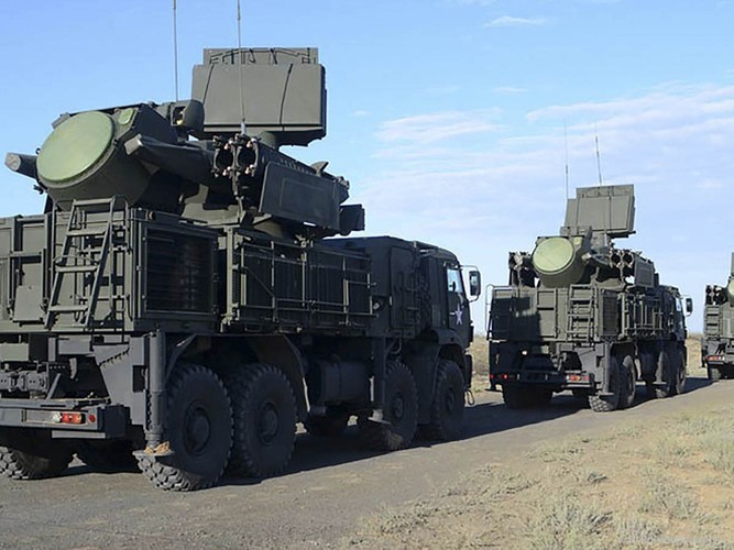 Phong khong Pantsir-S1 Syria phong 9 phat dan chi de ha mot ten lua Israel-Hinh-10