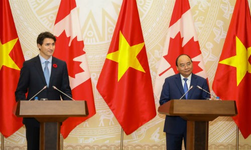 Viet Nam - Canada xac lap quan he Doi tac toan dien